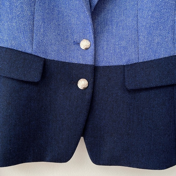 Banana Republic Wool Blend Colorblock Jacket in Bright Blue - Picture 4 of 6
